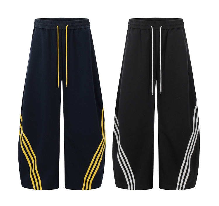 Unisex Striped Balloon Sweatpants TK0296