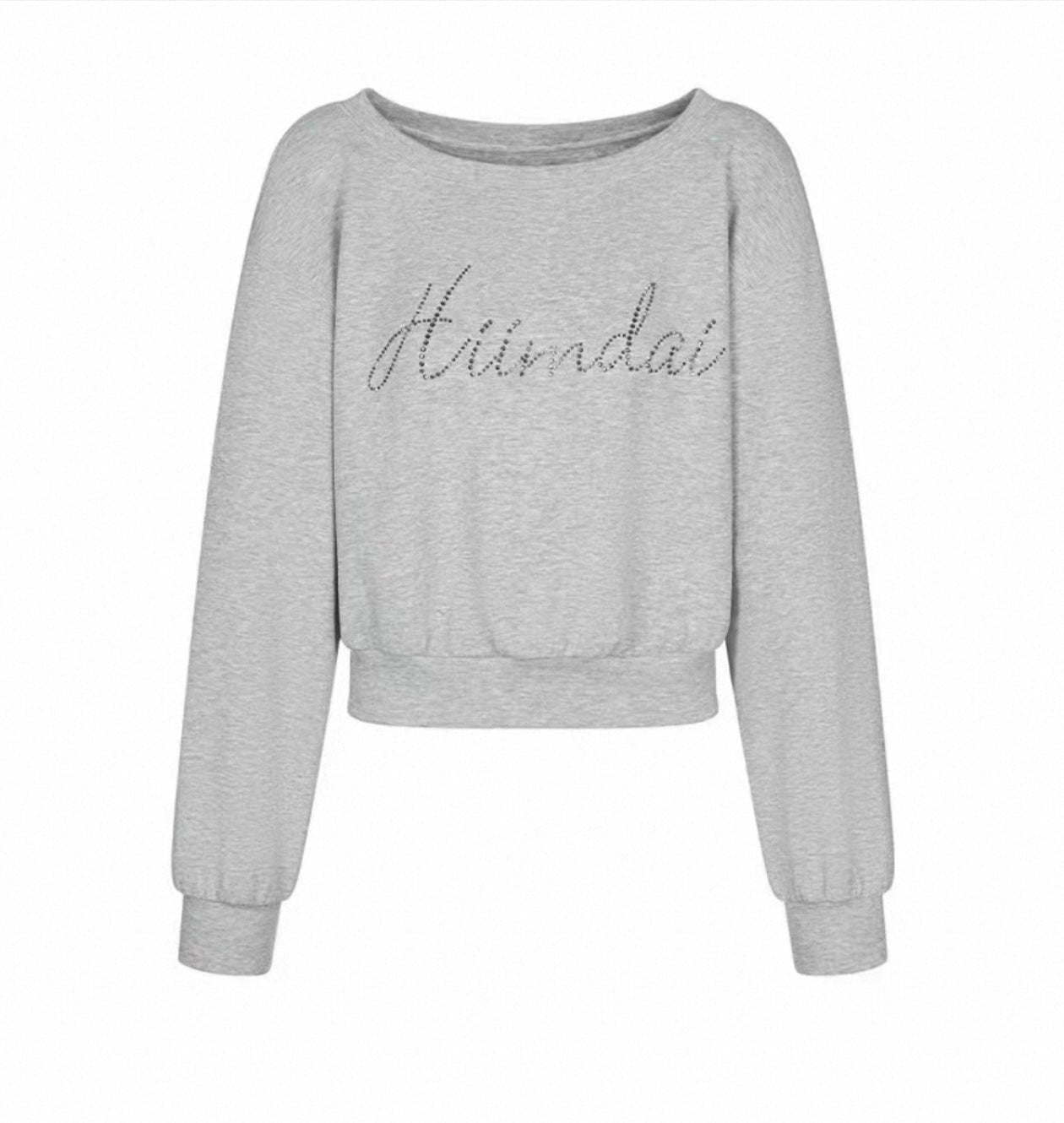 Mist Gray Off-Shoulder Top TK0045