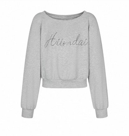 Mist Gray Off-Shoulder Top TK0045