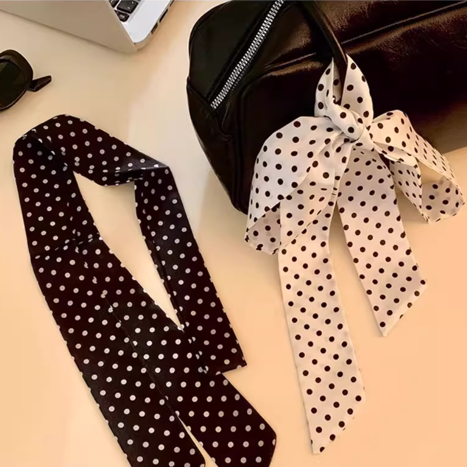 Polka Dot Narrow Scarf SP0053