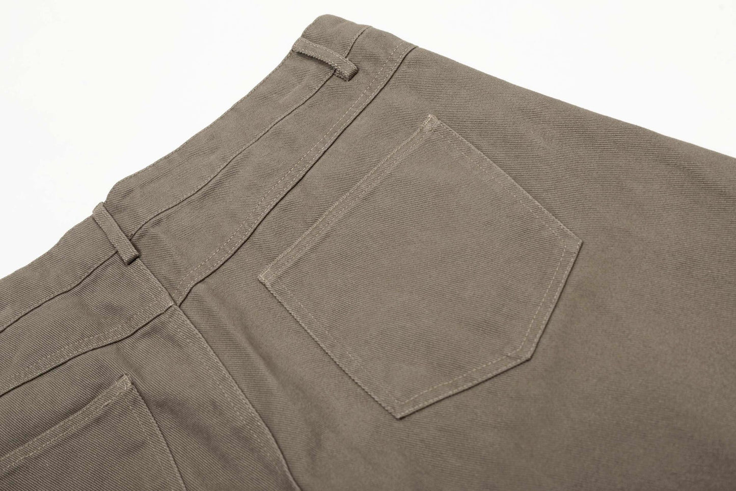 Brown Curved Design Wide Pants TK0214