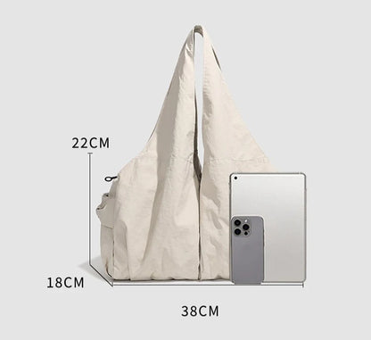 2-Way Shoulder Nylon Tote Bag BB039