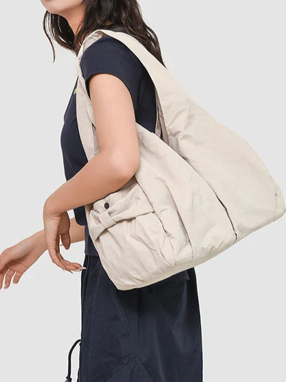 2-Way Shoulder Nylon Tote Bag BB039