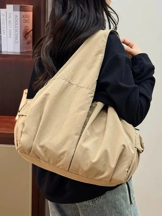 2-Way Shoulder Nylon Tote Bag BB039