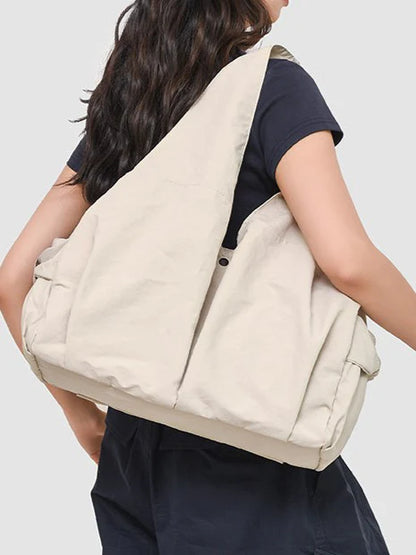 2-Way Shoulder Nylon Tote Bag BB039