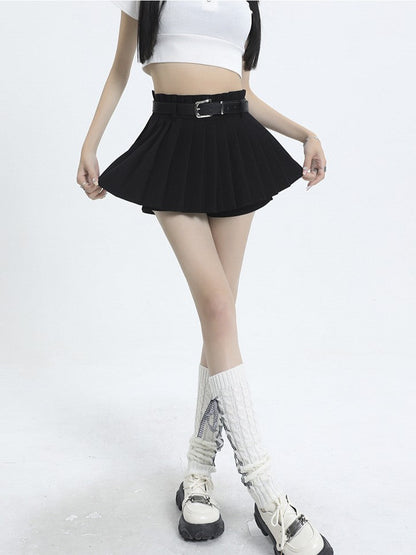 Pleated mini skirt TK0318