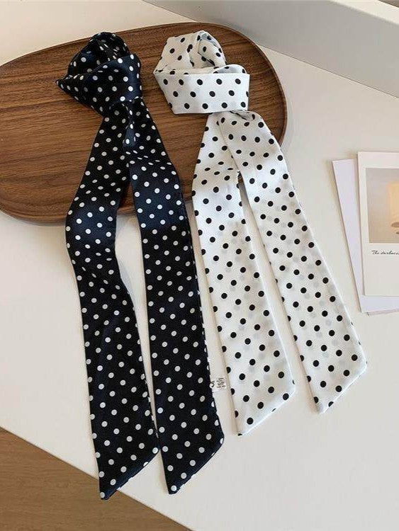 Polka Dot Narrow Scarf SP0053