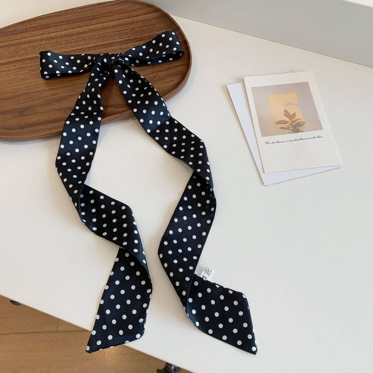 Polka Dot Narrow Scarf SP0053