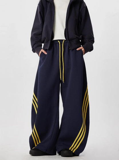 Unisex Striped Balloon Sweatpants TK0296
