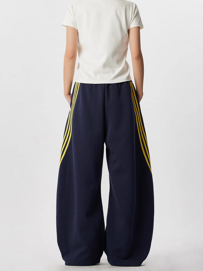 Unisex Striped Balloon Sweatpants TK0296