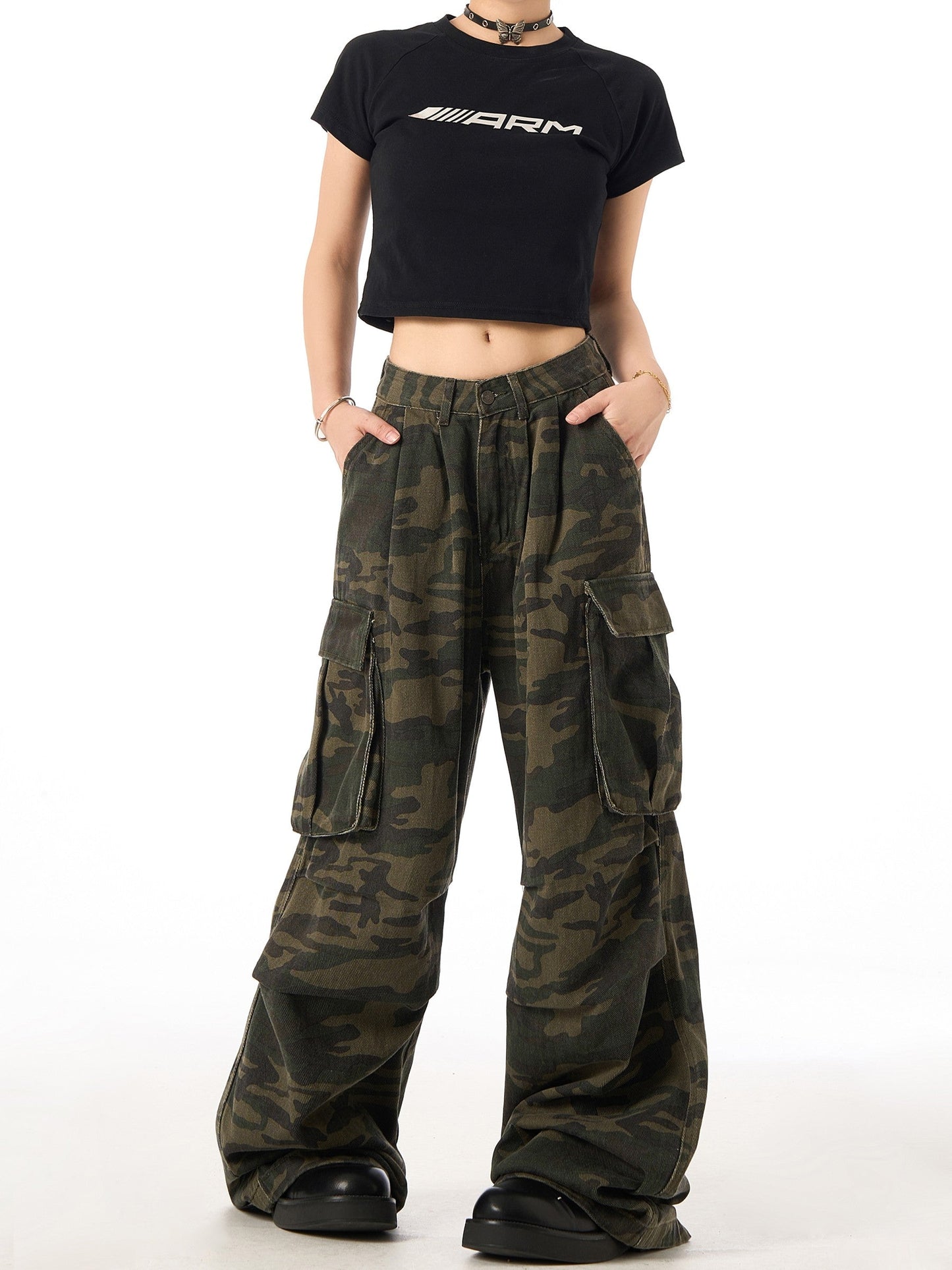 Camouflage Cargo Pants TK0157