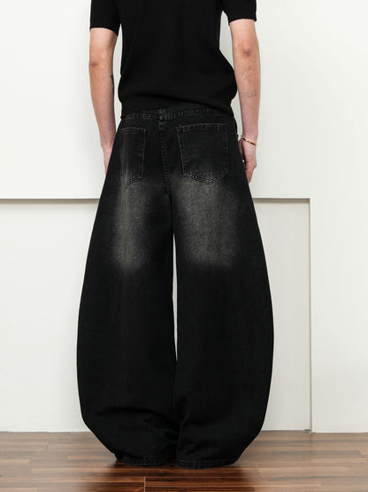 Wide-shape denim pants TK0240