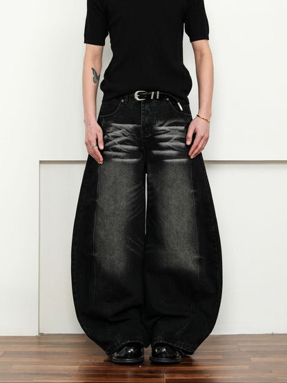 Wide-shape denim pants TK0240