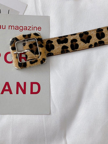 Staff favorite: Leopard print narrow belt SP0022