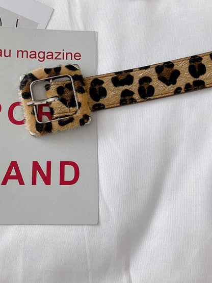 Staff favorite: Leopard print narrow belt SP0022