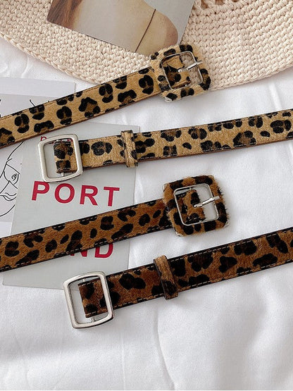 Staff favorite: Leopard print narrow belt SP0022