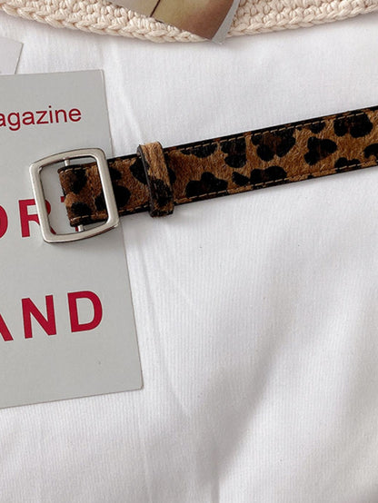 Staff favorite: Leopard print narrow belt SP0022