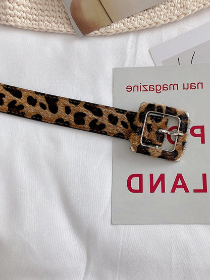 Staff favorite: Leopard print narrow belt SP0022
