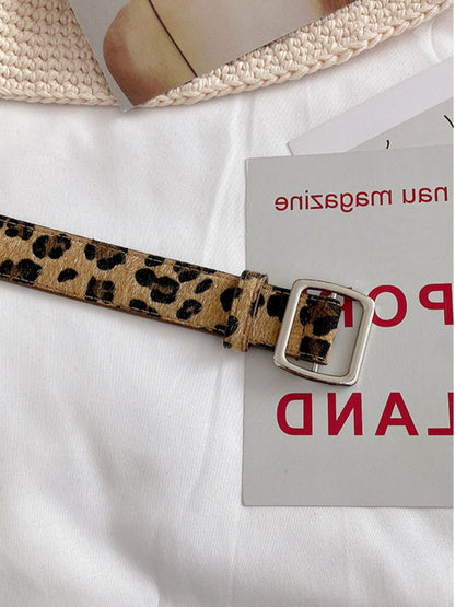 Staff favorite: Leopard print narrow belt SP0022