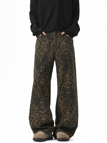 "Versatile Pants / Year-Round Popular" Leopard Balloon Pants TK0153