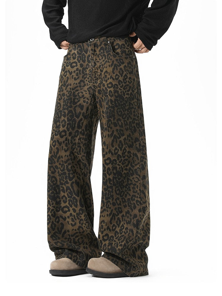 "Versatile Pants / Year-Round Popular" Leopard Balloon Pants TK0153