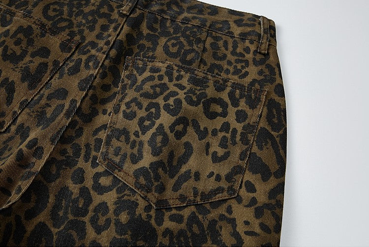 "Versatile Pants / Year-Round Popular" Leopard Balloon Pants TK0153
