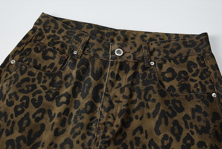 "Versatile Pants / Year-Round Popular" Leopard Balloon Pants TK0153