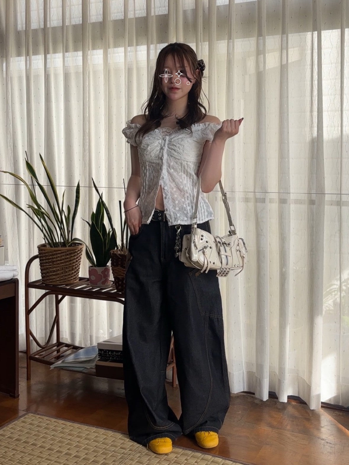 "Number 1 Best Seller" Python Print Stitch Wide Pants TK0158