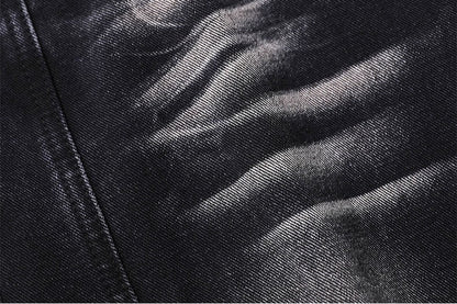 Wide-shape denim pants TK0240