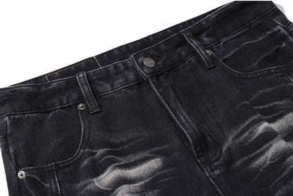 Wide-shape denim pants TK0240