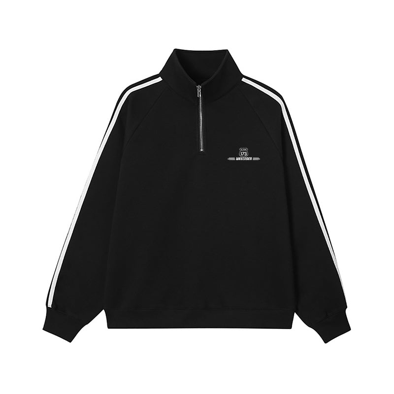 Half-high neck zip jacket TK0283