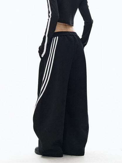Unisex Striped Balloon Sweatpants TK0296