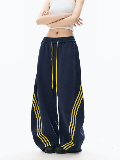 Unisex Striped Balloon Sweatpants TK0296