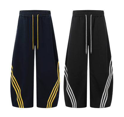 Unisex Striped Balloon Sweatpants TK0296