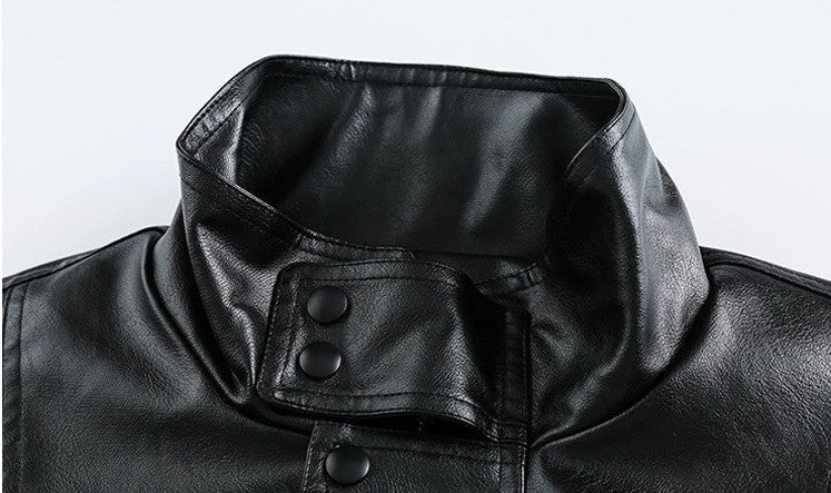 「nuna_iris」Vintage PU Leather Blouson TK0342