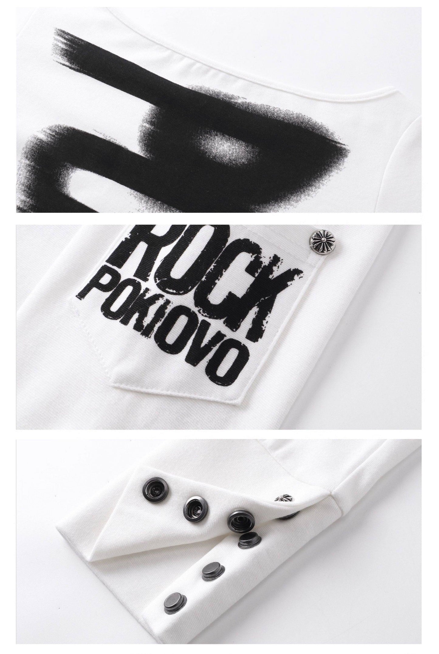 「__u3xy」 Reversible Street Logo Print Long-Sleeve T-Shirt TK0376