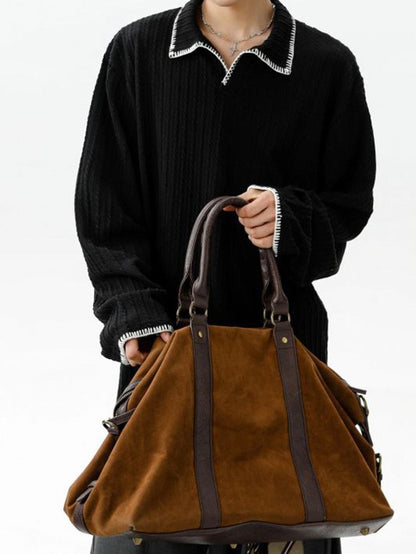 Two-tone collared sweatshirt TK0394
