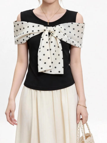 Ribbon Bustier Layered Top TK0486
