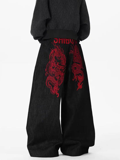 2-Way Embroidered Street Jeans TK0555