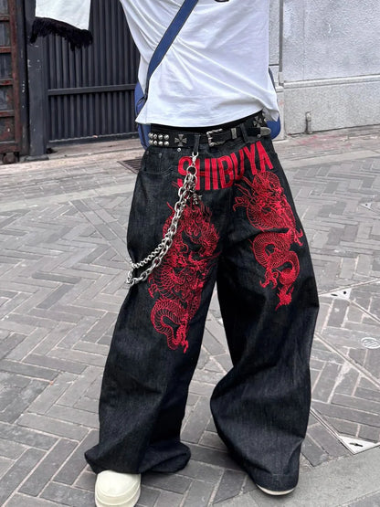 2-Way Embroidered Street Jeans TK0555